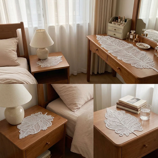 مفارش تركي ليسيه وقطيفة | أوف وايت خيوط فضيه | 3 قطع